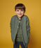 Boys' Tube Knit Baseball Jacket Style Cardigan VALLEE green
