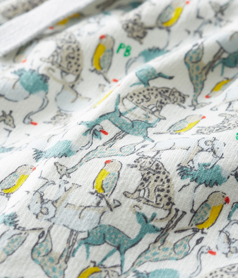 Baby Boys' Light Fleece Trousers white/multicolor