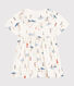 Girls' Short-Sleeved Cotton Dress