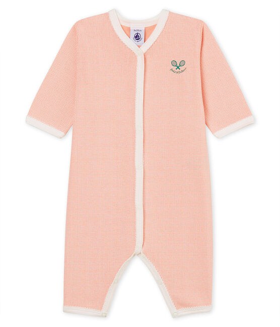 Baby Girls' Sleepsuit ROSAKO pink/MARSHMALLOW CN white