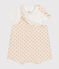 Babies' Lightweight Fleece Dungaree Set AVALANCHE white/MULTICO