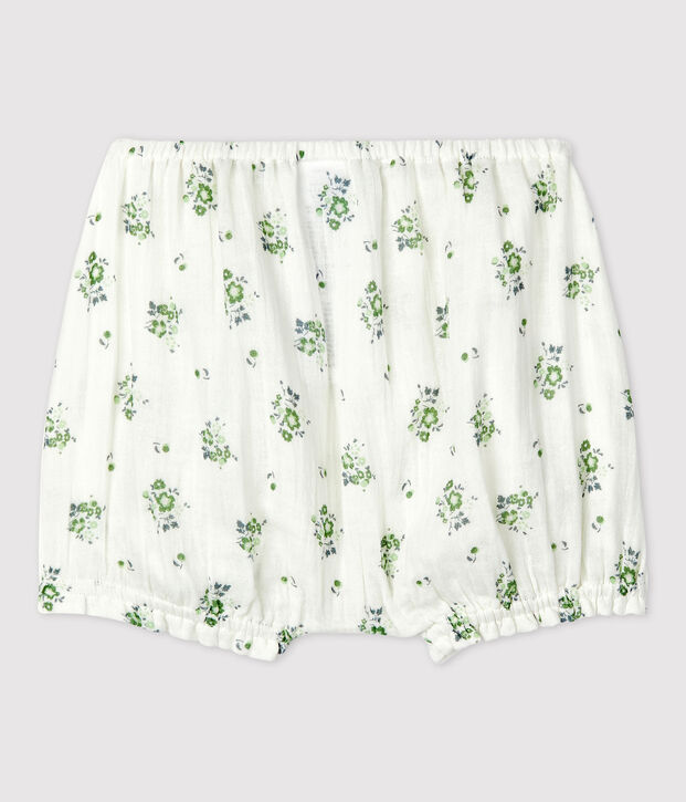Babies' Organic Cotton Gauze Bloomers white/multicolor