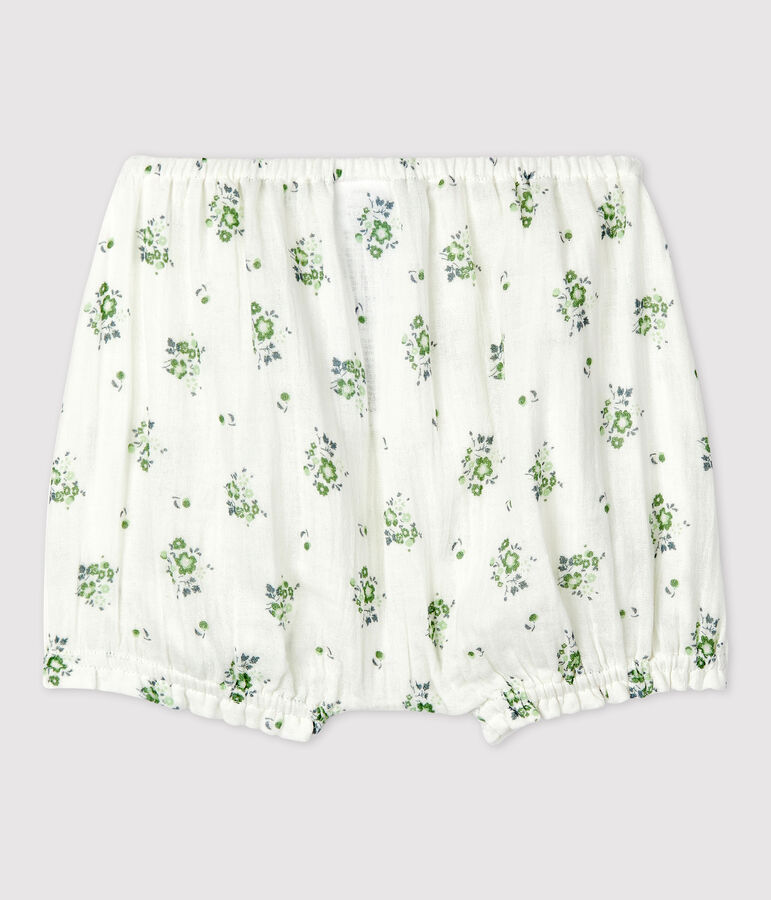 Babies' Organic Cotton Gauze Bloomers white/multicolor