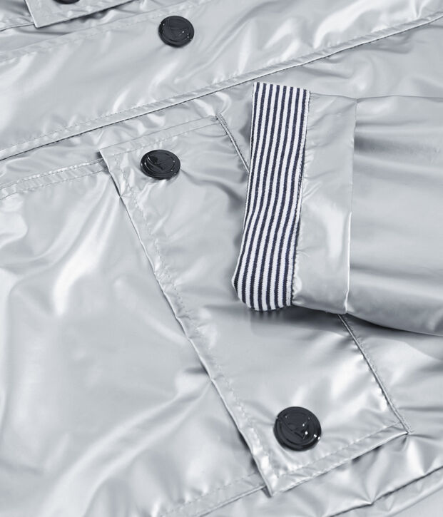 Women's Iconic Silver Raincoat grey