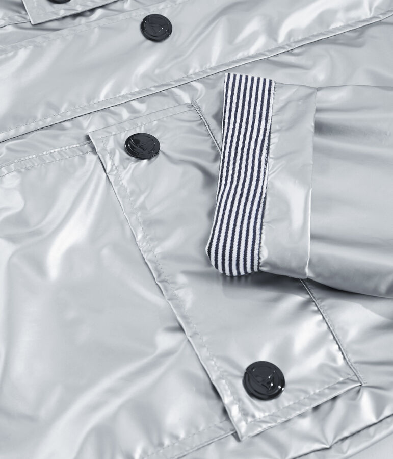 Women's Iconic Silver Raincoat grey