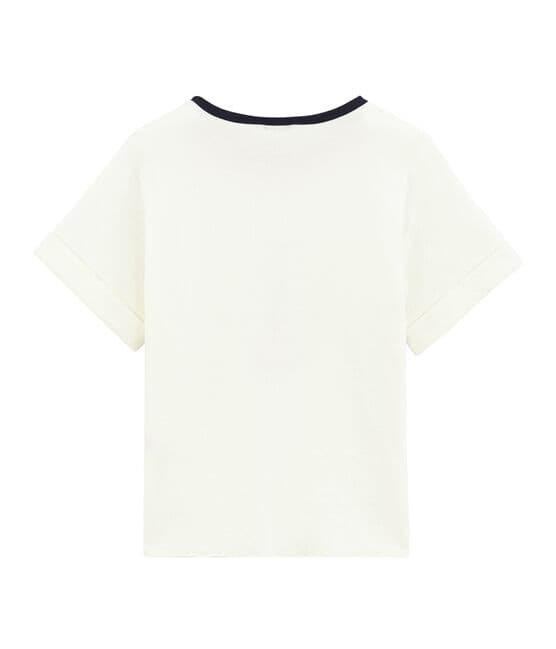 Child's short sleeved tee-shirt MARSHMALLOW white