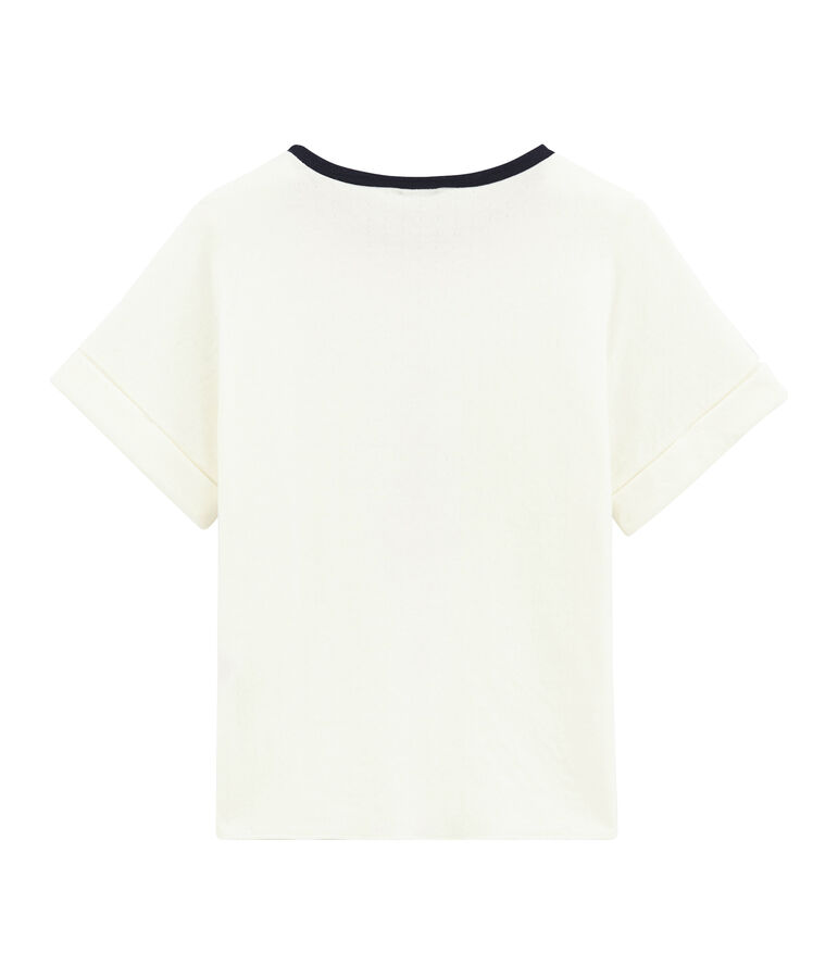 Child's short sleeved tee-shirt MARSHMALLOW white