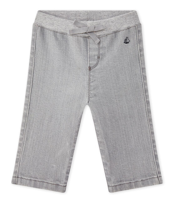 Baby boy's denim pants Gris grey