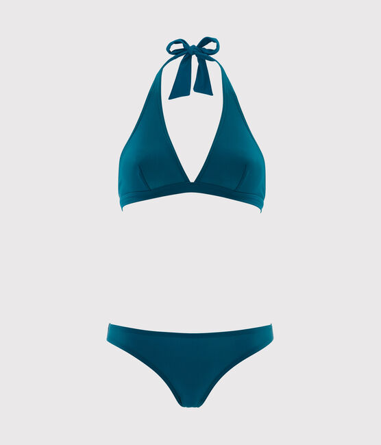 Women's 2-piece swimsuit PINEDE green