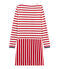 Women's long-sleeved dress TERKUIT red/MARSHMALLOW white