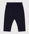 Babies' quilted tube knit trousers SMOKING blue