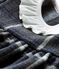 Baby Girls' Long-Sleeved Checked Dress CITY black/MULTICO CN white