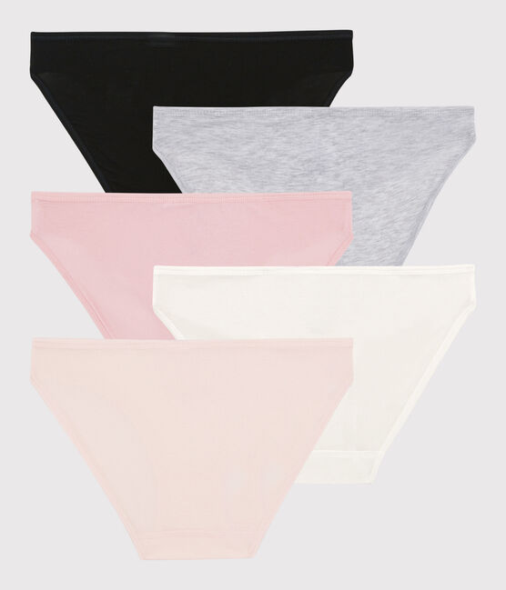 Women's Weekday Fine Cotton Briefs - 5-Pack Variante 3 PACK