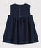 Baby girl's sleeveless dress JEANS blue