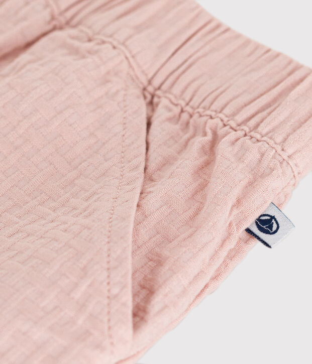 Babies' Textured Shorts pink