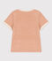 Babies' Short-Sleeved Terry T-Shirt VINTAGE beige
