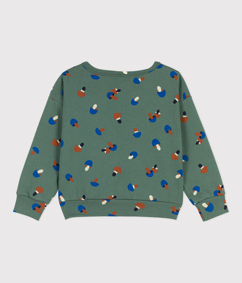 Boys' Printed Fleece Sweatshirt green/multicolor