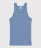 Women's Iconic Cotton Vest BEACH blue