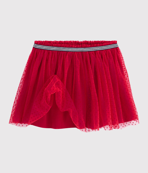 Girls' Tulle Skirt red