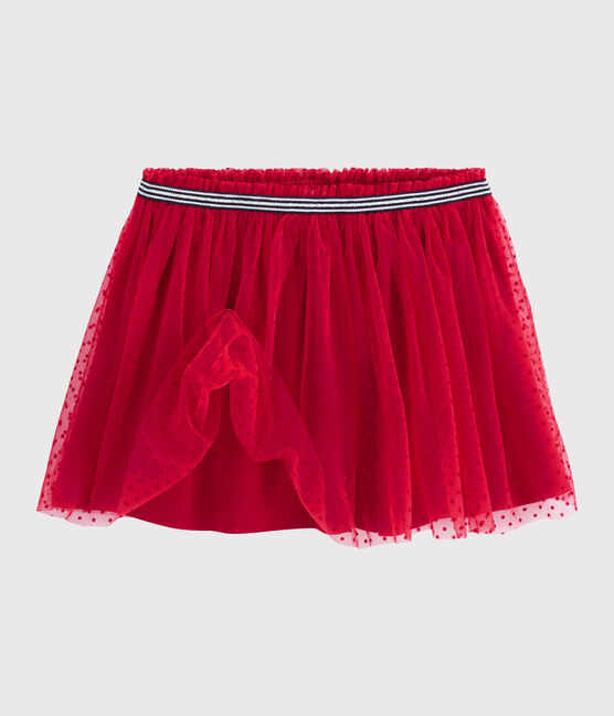 Girls' Tulle Skirt TERKUIT red