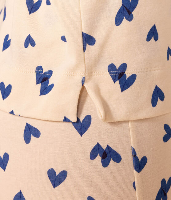 Women's Heart Cotton Pyjamas AVALANCHE white/MULTICO
