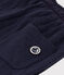 Unisex Quilted Tube Knit Trousers SMOKING blue
