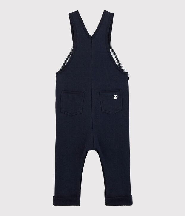 Babies' Fleece Dungarees blue