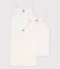 Girls' Cotton and Linen Blend Strappy Vest Tops - 3-Pack