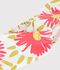 Baby girl's  floral print cr&ecirc;pe headband white/multicolor