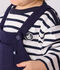 Babies' long-leg plain cotton dungarees SOIR