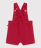 Babies' short-leg cotton broderie anglaise dungarees SPI