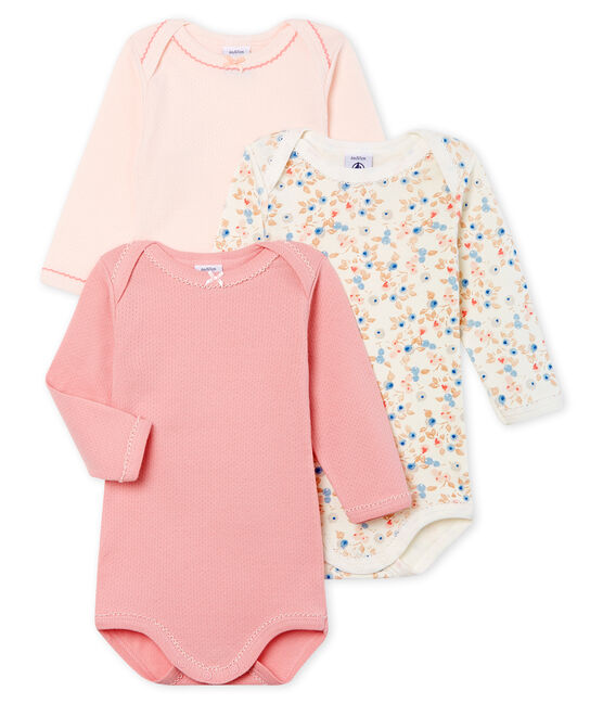 Baby Girls' Long-Sleeved Bodysuit - 3-Piece Set variante 1