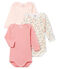 Baby Girls' Long-Sleeved Bodysuit - 3-Piece Set variante 1