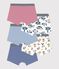 Pack of children's printed cotton boxers multicolor