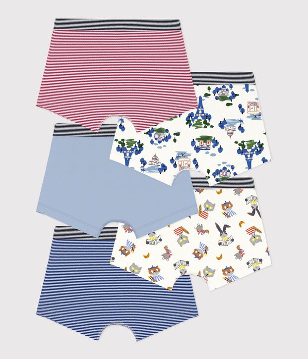 Pack of children's printed cotton boxers multicolor