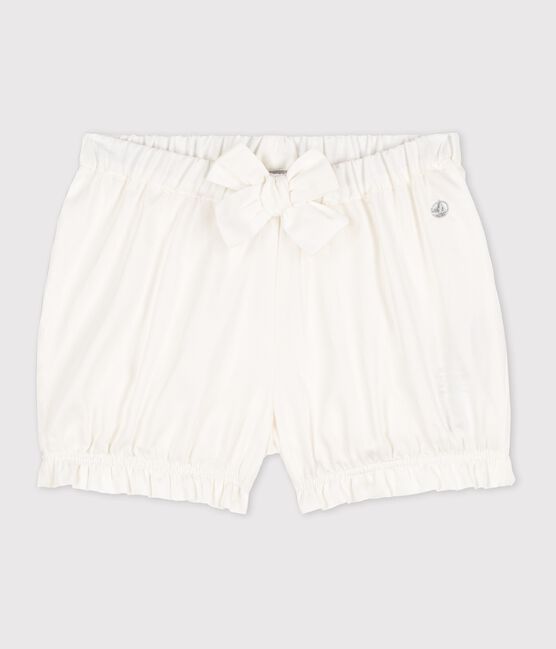 Baby Girls' Silky Satin Bloomers MARSHMALLOW white/MULTICO white