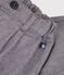 Babies' plain flannel trousers grey