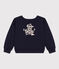 Boys' fleece sweatshirt SMOKING blue