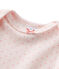 Baby girls' short wool and cotton coverall VIENNE pink/GRETEL pink