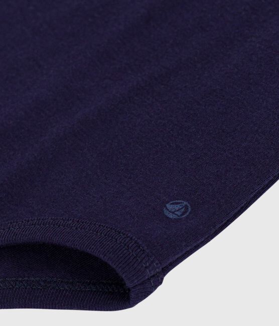 Babies' plain cotton rollneck body SOIR