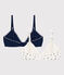 Girls' Heart Patterned Cotton and Elastane Bras - 2-Pack variante 1