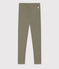 Girls' Elastane Jersey Leggings MARECAGE green