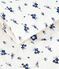 Babies' long sleeved floral-print cotton dress MILK blue/SOIR