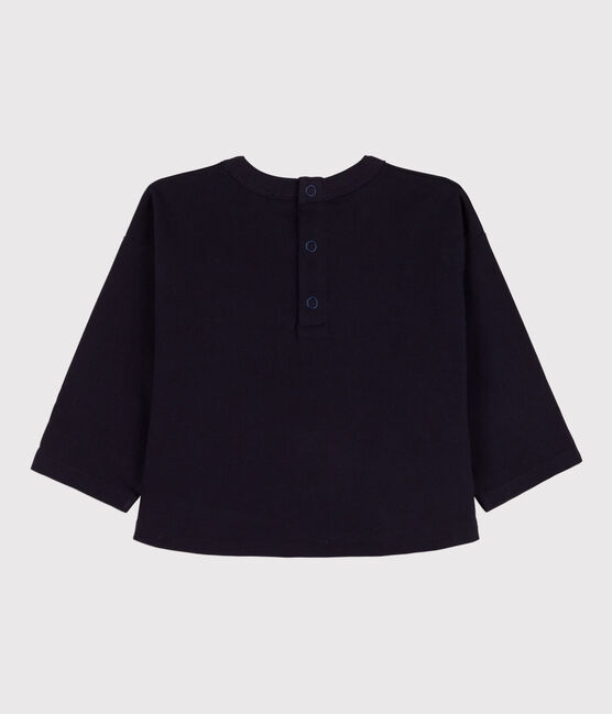 Babies' Long-Sleeved cotton T-shirt SMOKING blue