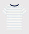 Boys' Short-Sleeved Cotton T-Shirt PLEINAIR /MARSHMALLOW