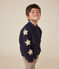 Boys' sweatshirt in lovely warm fleece SMOKING blue