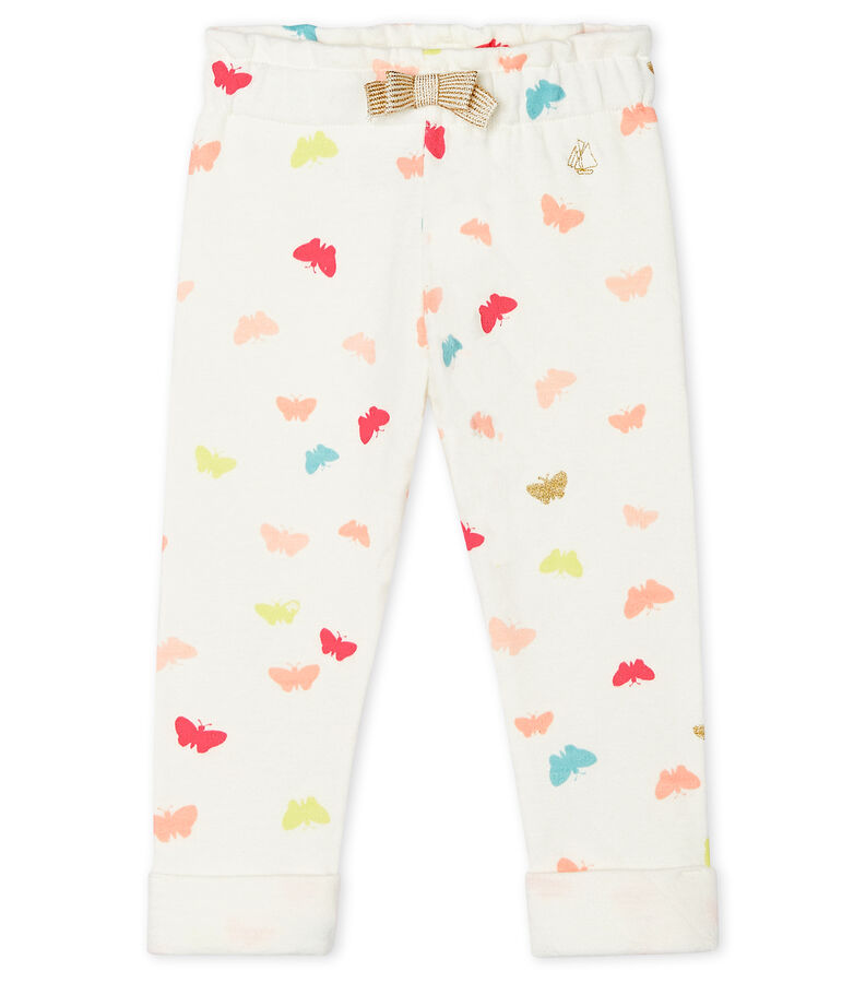 Baby Girls' Print Trousers white/multicolor