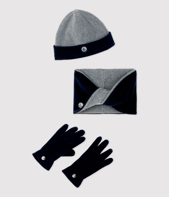 Unisex Children's Fleece Set SUBWAY grey/SMOKING blue