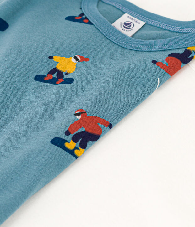 Boys' Snowboard Short-Sleeved Cotton T-shirts - 2-Pack multicolor