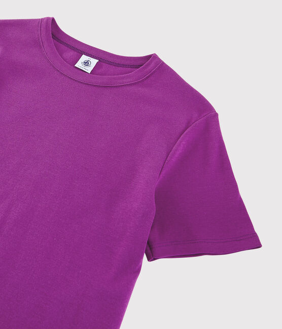 Women's Iconic Round Neck T-Shirt HIBISCUS purple
